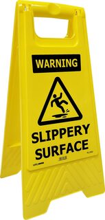 A-Frame Warning Slippery When Wet