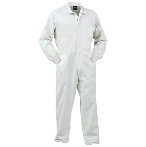 Smartzone Polycotton Food Industry Zip White